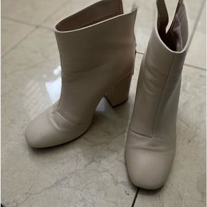 White booties
